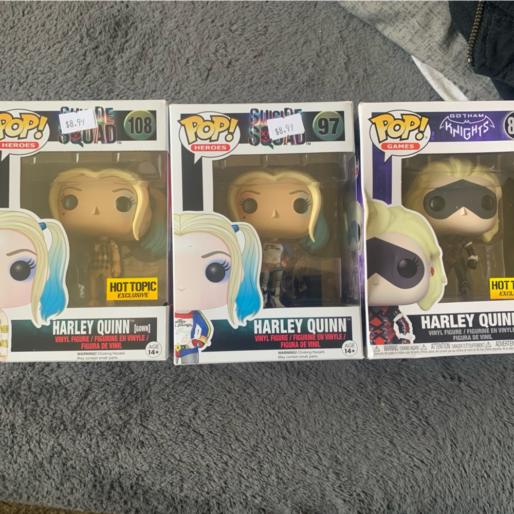 Harley Quinn funky pops